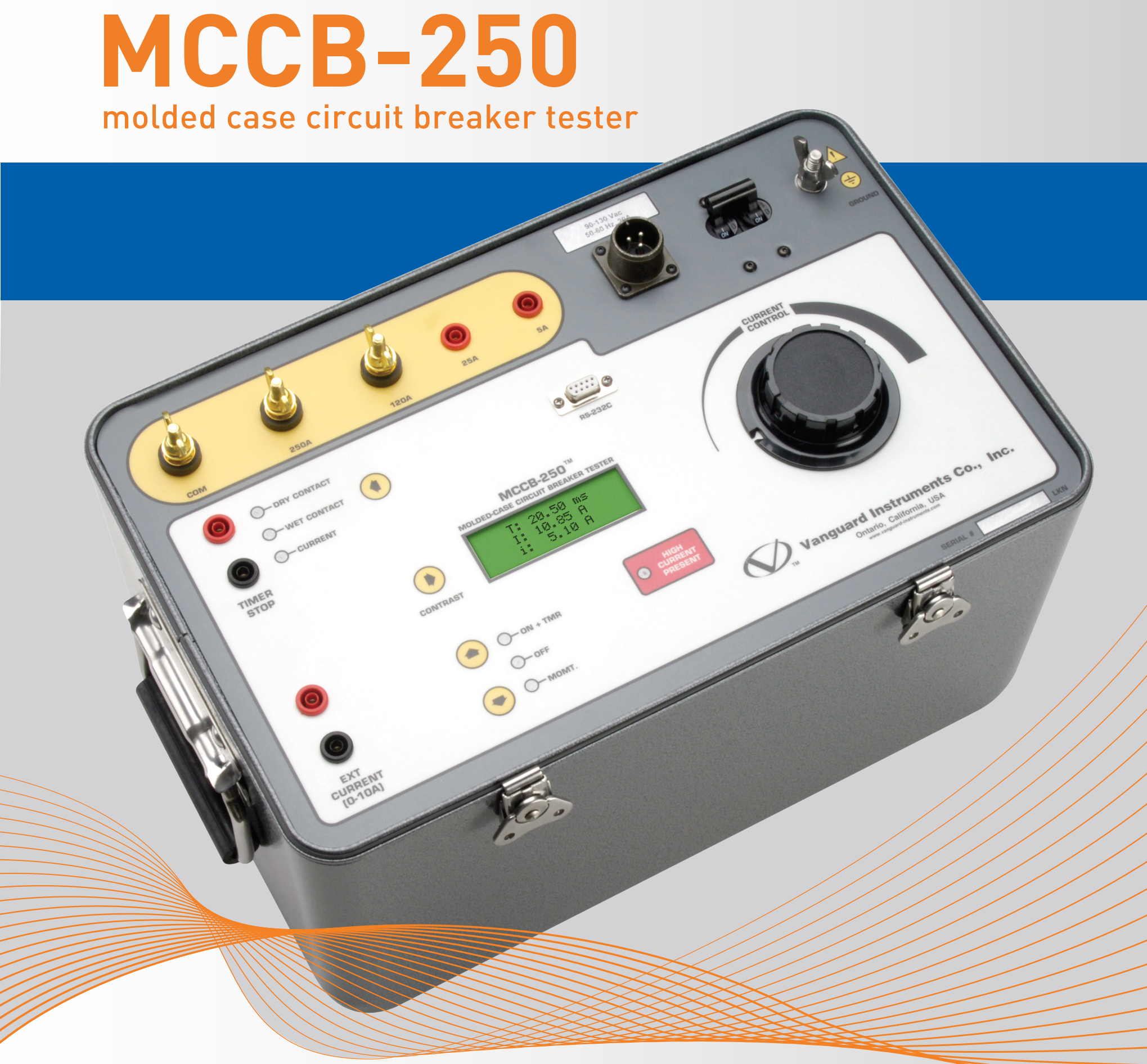 THIẾT BỊ TẠO DÒNG THỬ ÁP TÔ MÁT MCCB-250